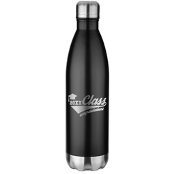 Graduating Students Water Bottle - 26 oz. Stainless Steel - Laser Engraved (Personalized)