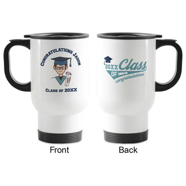 Graduating Students Stainless Steel Travel Mug with Handle - Apvl