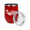 Graduating Students Stainless Wine Tumblers - Red - Double Sided - Alt View