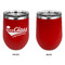 Graduating Students Stainless Wine Tumblers - Red - Single Sided - Approval