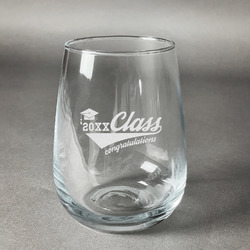 Graduating Students Stemless Wine Glass - Engraved (Personalized)