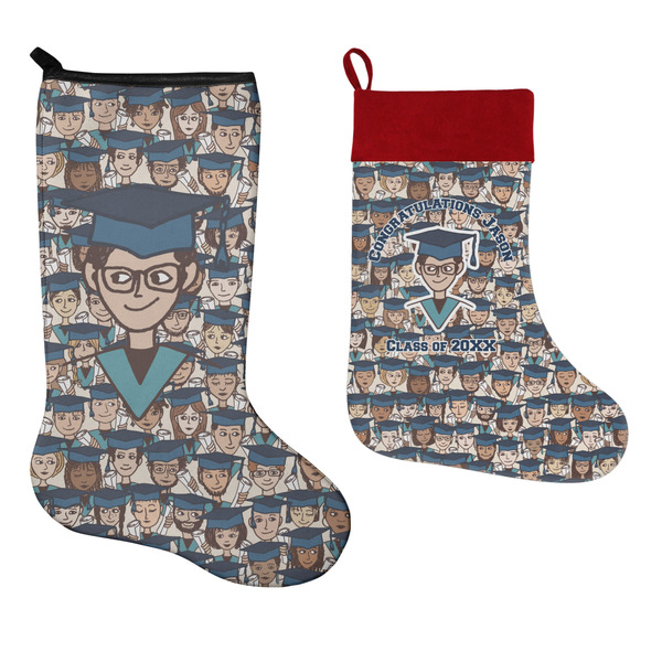 Graduating Students Stockings - Side by Side compare