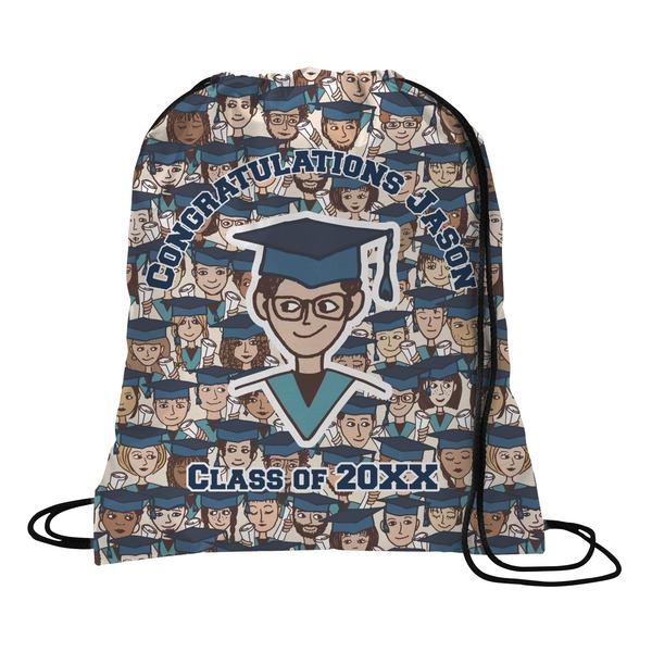 Custom Graduating Students Drawstring Backpack - Medium (Personalized)