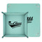 Graduating Students Teal Faux Leather Valet Trays - PARENT MAIN