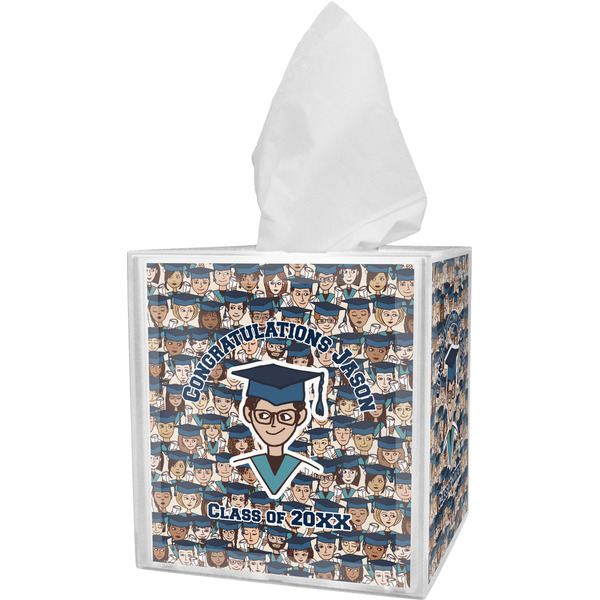 Custom Graduating Students Tissue Box Cover (Personalized)