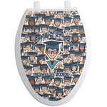 Graduating Students Toilet Seat Decal - Elongated (Personalized)