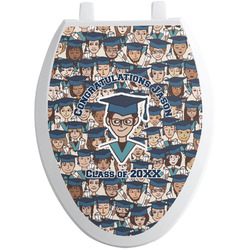 Graduating Students Toilet Seat Decal - Elongated (Personalized)