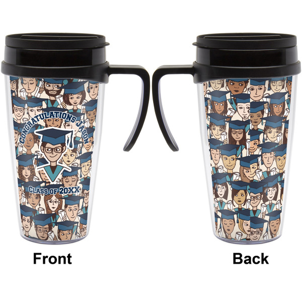 Graduating Students Travel Mug with Black Handle - Approval