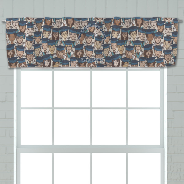 Graduating Students Valance - Closeup on window