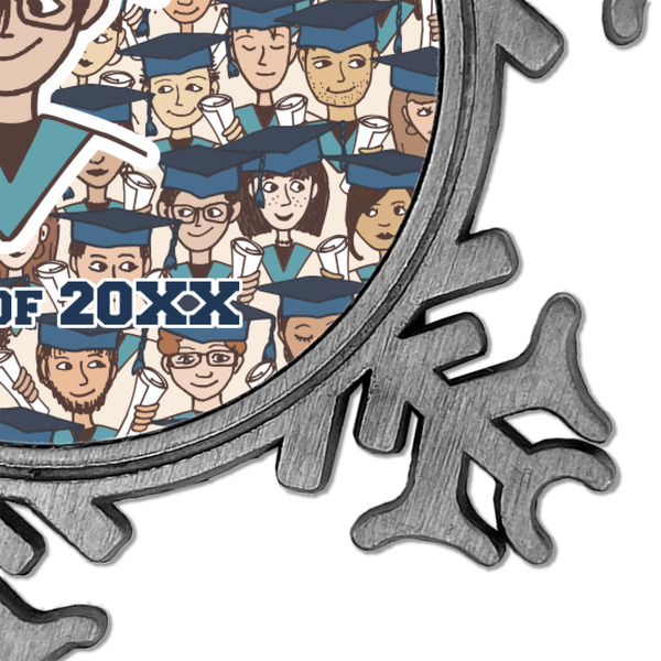 Graduating Students Vintage Snowflake - Detail