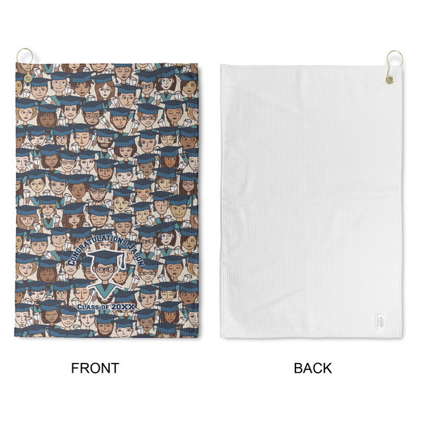 Graduating Students Waffle Weave Golf Towel - Approval