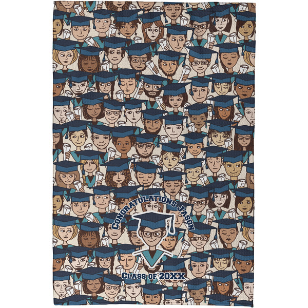 Graduating Students Waffle Weave Towel - Full Color Print - Approval Image