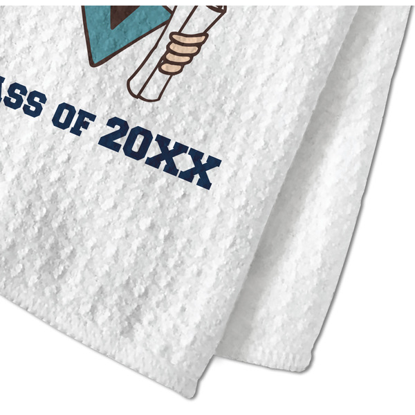 Graduating Students Waffle Weave Towel - Closeup of Material Image
