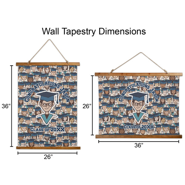 Graduating Students Wall Hanging Tapestries - Parent/Sizing