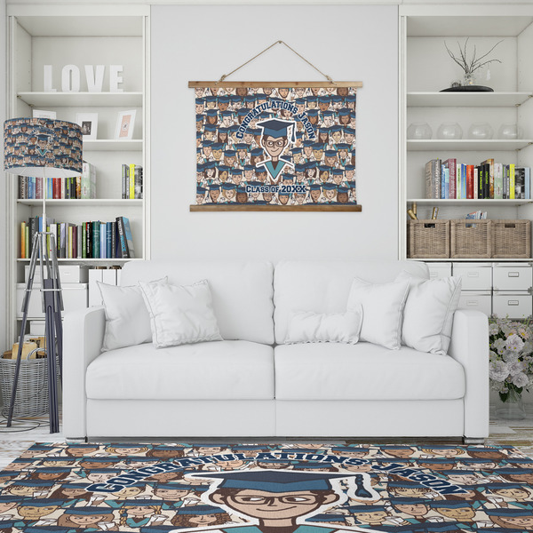 Graduating Students Wall Hanging Tapestry - IN CONTEXT