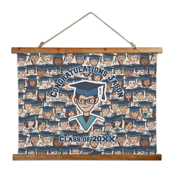 Custom Graduating Students Wall Hanging Tapestry - Wide (Personalized)