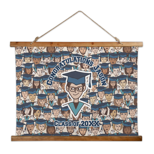 Custom Graduating Students Wall Hanging Tapestry - Wide (Personalized)
