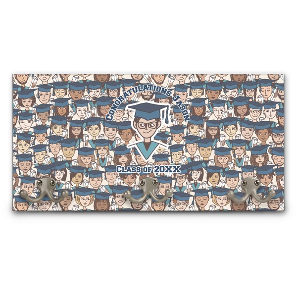 Custom Graduating Students Wall Mounted Coat Rack (Personalized)