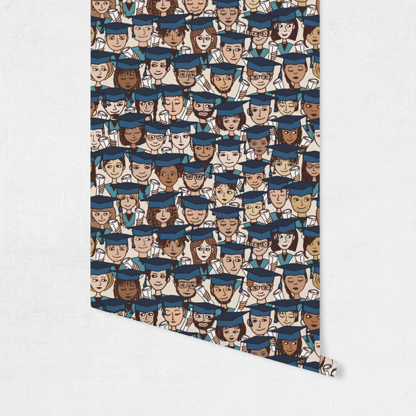 Graduating Students Wallpaper on Wall