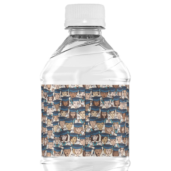 Graduating Students Water Bottle Label - Back View