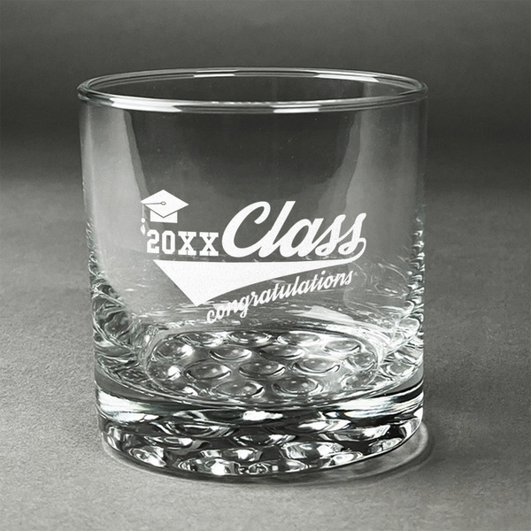 Custom Graduating Students Whiskey Glass (Single) (Personalized)