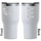 Graduating Students White RTIC Tumbler - Front and Back
