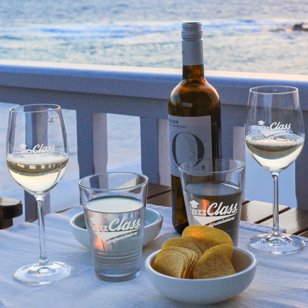Graduating Students Wine Glasses - Lifestyle (UPDATE)