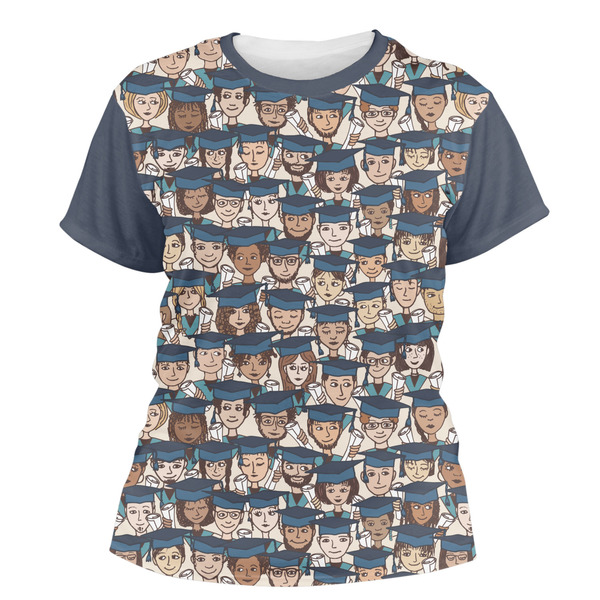 Custom Graduating Students Women's Crew T-Shirt - Small