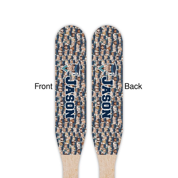 Graduating Students Wooden Food Pick - Paddle - Double Sided - Front & Back