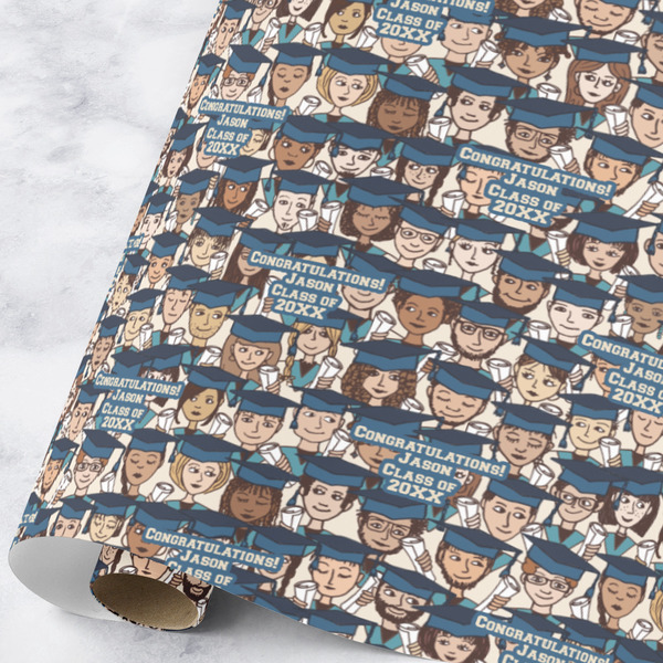 Custom Graduating Students Wrapping Paper Roll - Large (Personalized)