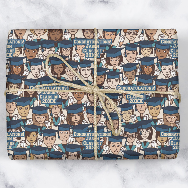 Graduating Students Wrapping Paper Roll - Matte - Wrapped Box