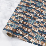 Graduating Students Wrapping Paper Roll - Small (Personalized)