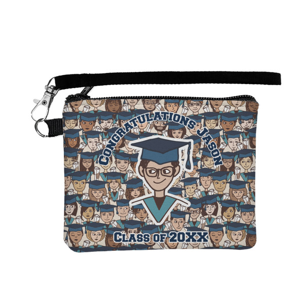Custom Graduating Students Wristlet ID Case w/ Name or Text