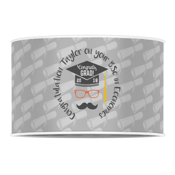 Hipster Graduate 12" Drum Lampshade - FRONT (Poly Film)