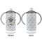 Hipster Graduate 12 oz Stainless Steel Sippy Cups - APPROVAL