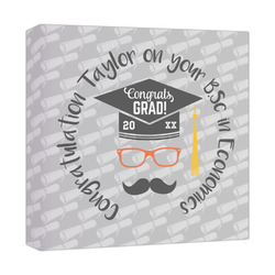 Hipster Graduate Canvas Print - 12x12 (Personalized)