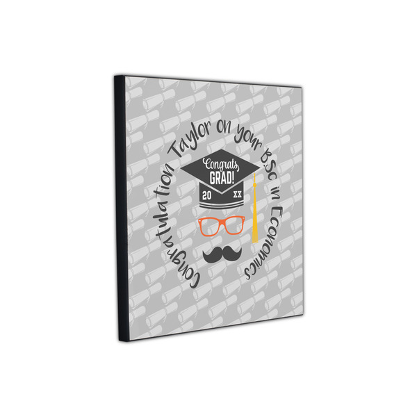 Hipster Graduate 12x12 Wood Print - Angle View