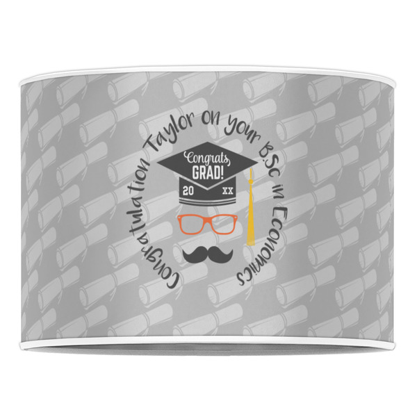 Hipster Graduate 16" Drum Lampshade - FRONT (Poly Film)