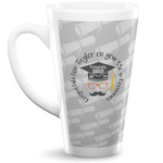 Hipster Graduate 16 Oz Latte Mug (Personalized)