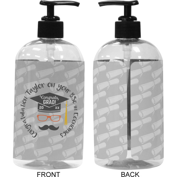 Hipster Graduate 16 oz Plastic Liquid Dispenser (Approval)