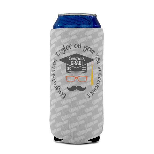 Hipster Graduate 16oz Can Sleeve - FRONT (on can)