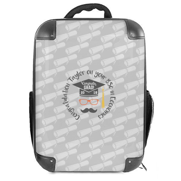 Custom Hipster Graduate Hard Shell Backpack (Personalized)