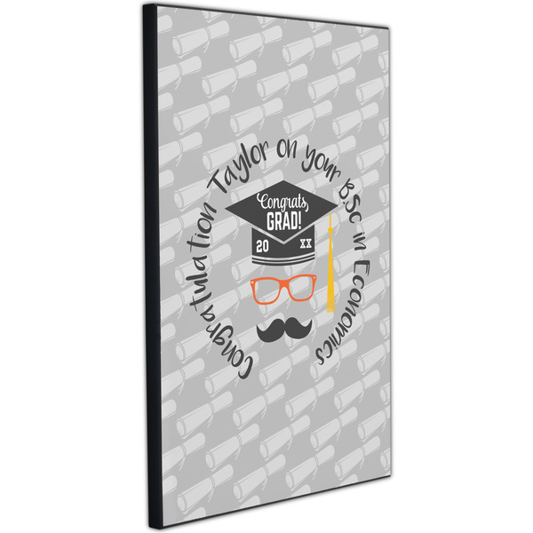 Hipster Graduate 20x30 Wood Print - Angle View