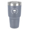 Hipster Graduate 30 oz Stainless Steel Tumbler - Grey - Single-Sided (Personalized)