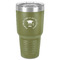 Hipster Graduate 30 oz Stainless Steel Tumbler - Olive - Single-Sided (Personalized)