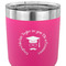 Hipster Graduate 30 oz Stainless Steel Ringneck Tumbler - Pink - CLOSE UP