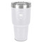 Hipster Graduate 30 oz Stainless Steel Ringneck Tumbler - White - Front