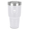Hipster Graduate 30 oz Stainless Steel Tumbler - White - Single-Sided (Personalized)