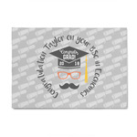 Hipster Graduate 4' x 6' Indoor Area Rug (Personalized)