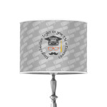 Hipster Graduate 8" Drum Lamp Shade - Poly-film (Personalized)